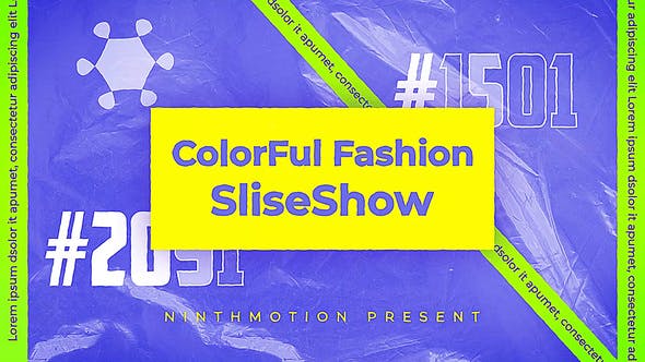 Videohive Colourful Fashion Plastic SlideShow 36447434 1 Videohive Colourful Fashion Plastic SlideShow 36447434