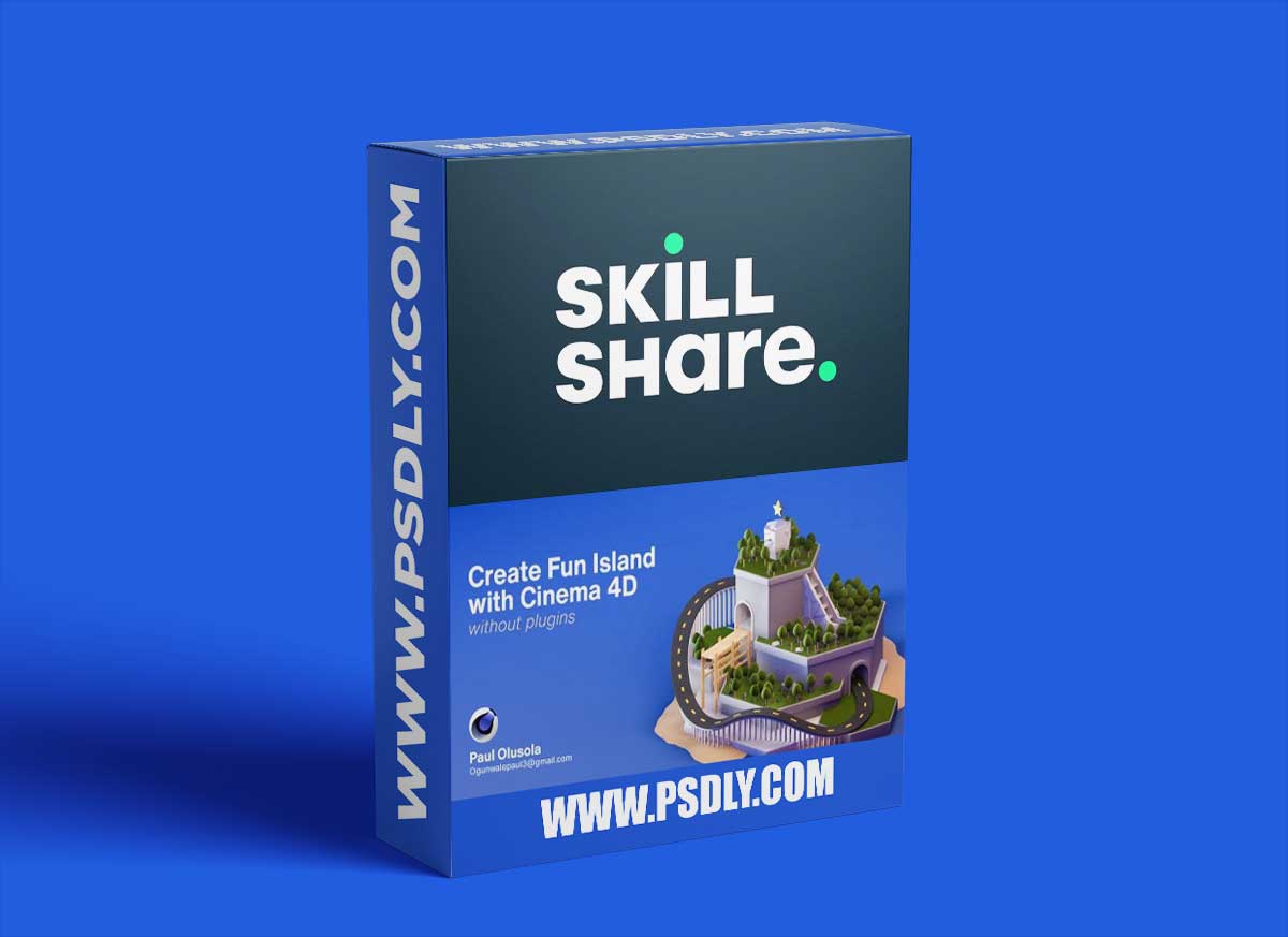 Create a fun 3D island with Cinema 4D 1 Create a fun 3D island with Cinema 4D