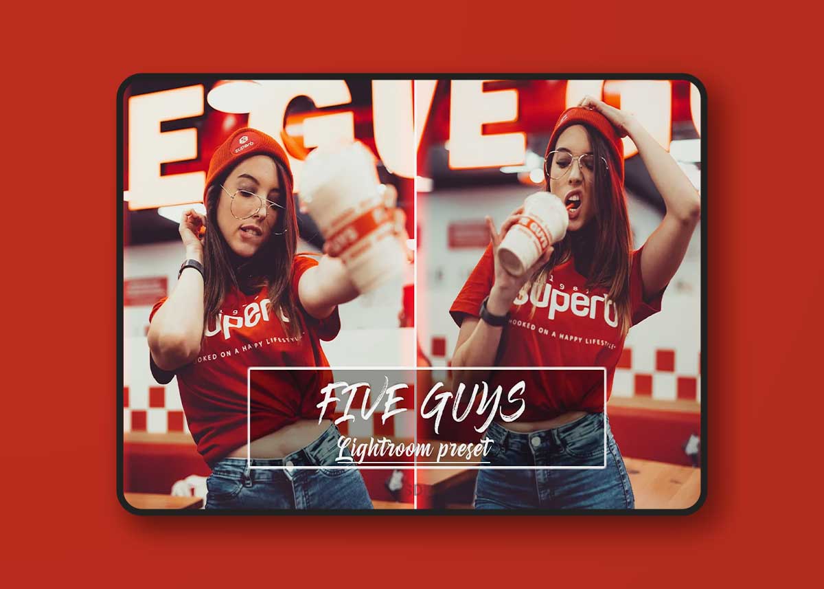 CreativeMarket - Five Guys Lightroom Preset 4394186 1 CreativeMarket - Five Guys Lightroom Preset 4394186