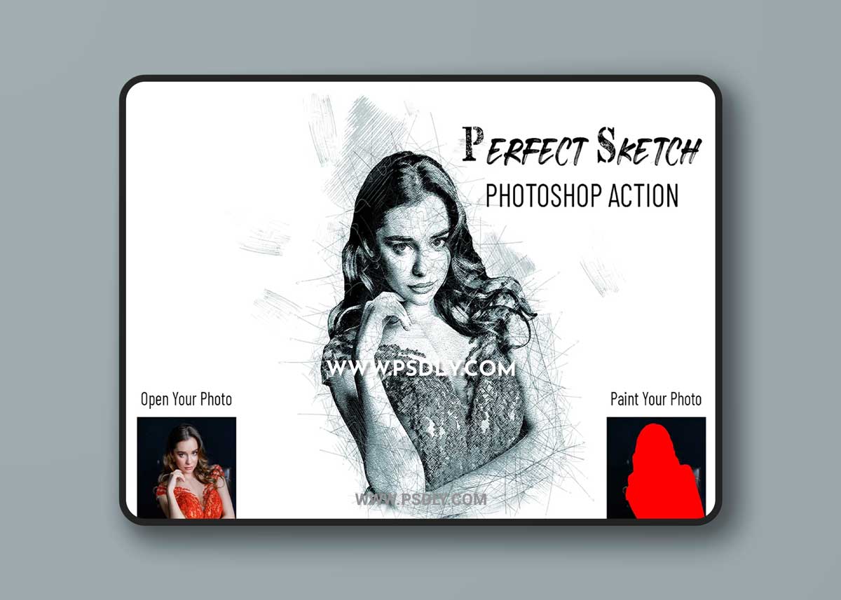 CreativeMarket - Perfect Sketch Photoshop Action 7037477 1 CreativeMarket - Perfect Sketch Photoshop Action 7037477