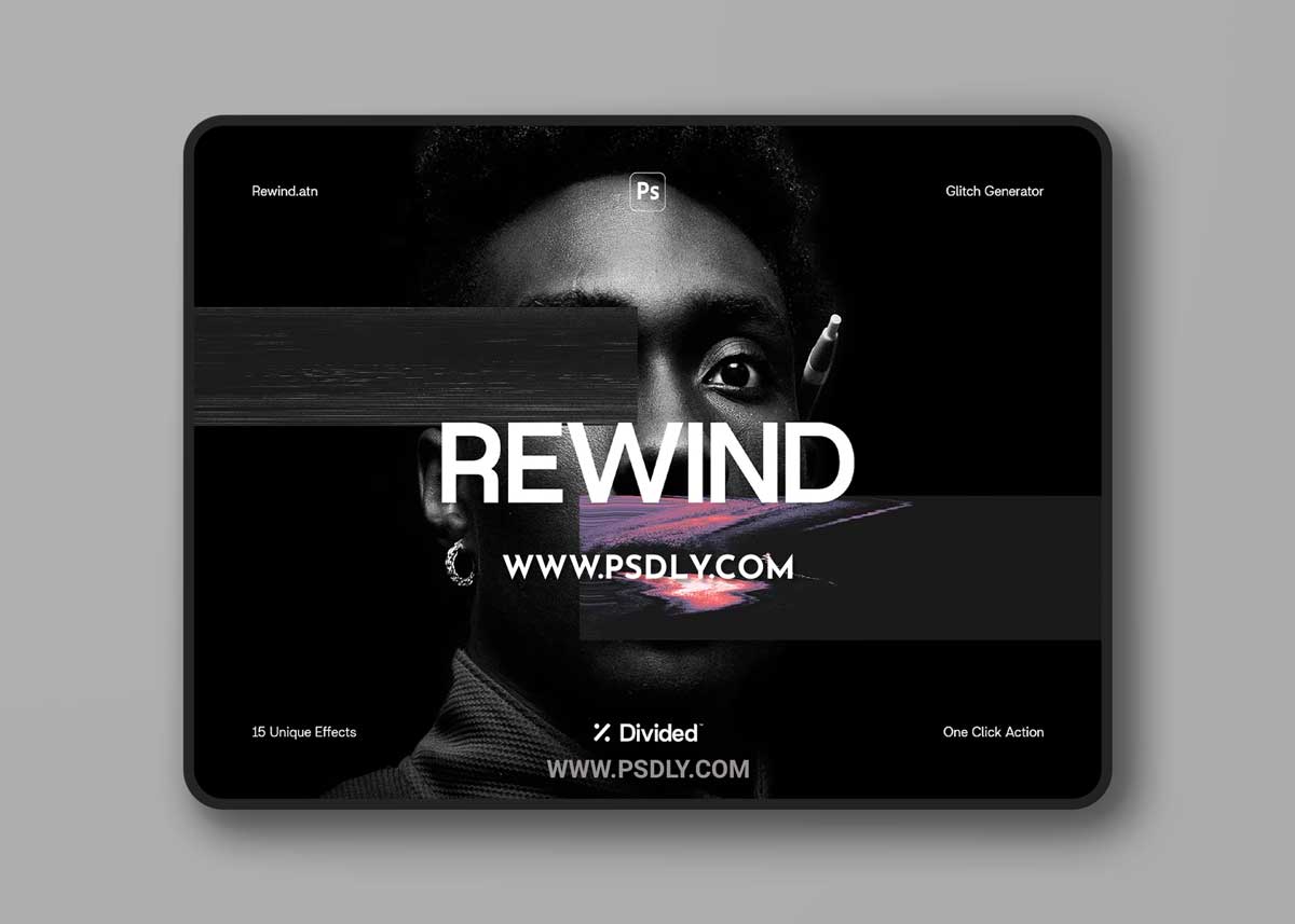 CreativeMarket - Rewind Glitch Generator (15 Actions) 6527608 1 CreativeMarket - Rewind Glitch Generator (15 Actions) 6527608