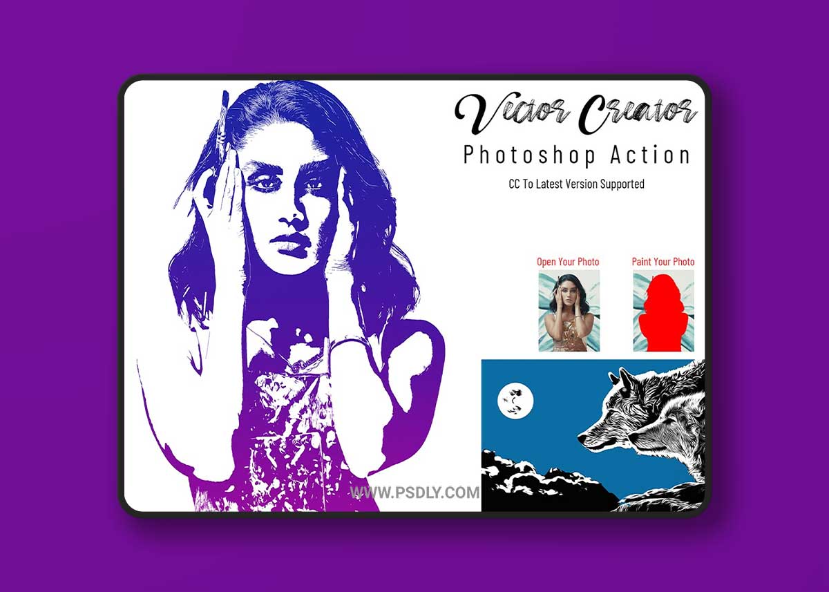 CreativeMarket - Vector Creator Photoshop Action 7069003 1 CreativeMarket - Vector Creator Photoshop Action 7069003