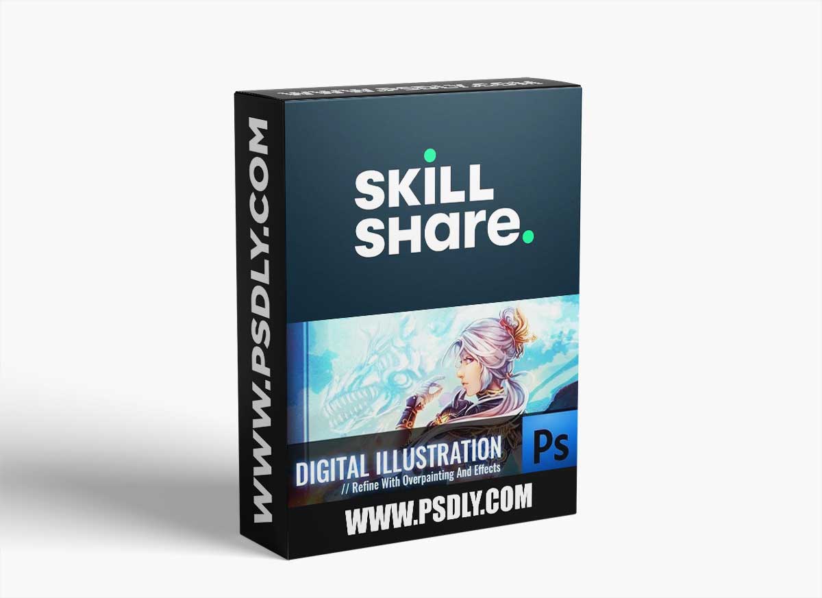 Digital Illustration: Refine With Overpainting And Effects 1 Digital Illustration: Refine With Overpainting And Effects