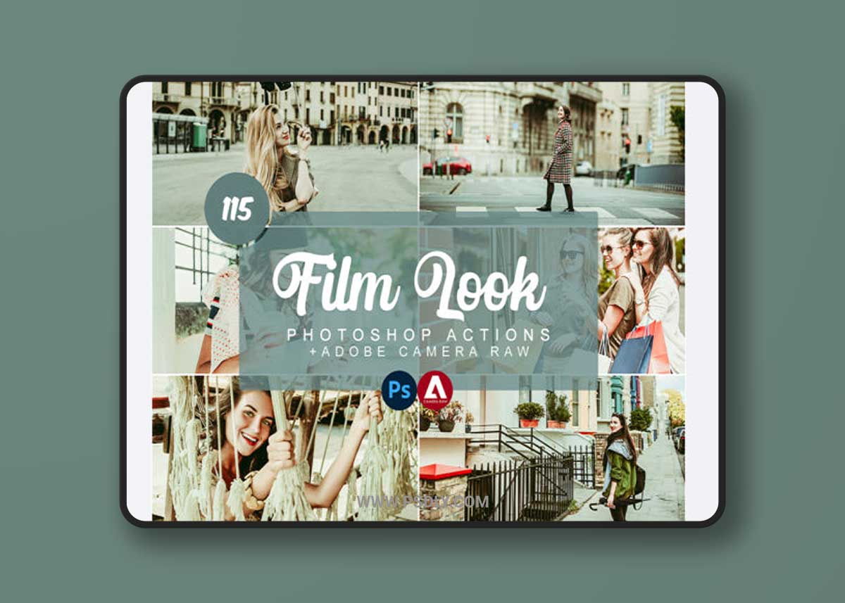 Film Look Photoshop Actions 1 Film Look Photoshop Actions