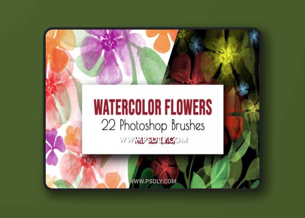 Flowers and Leaves Photoshop Brushes 1 Flowers and Leaves Photoshop Brushes
