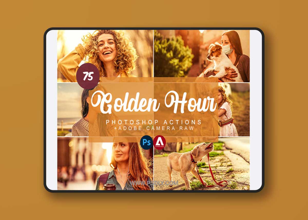 Golden Hour Effect Photoshop Actions 1 Golden Hour Effect Photoshop Actions