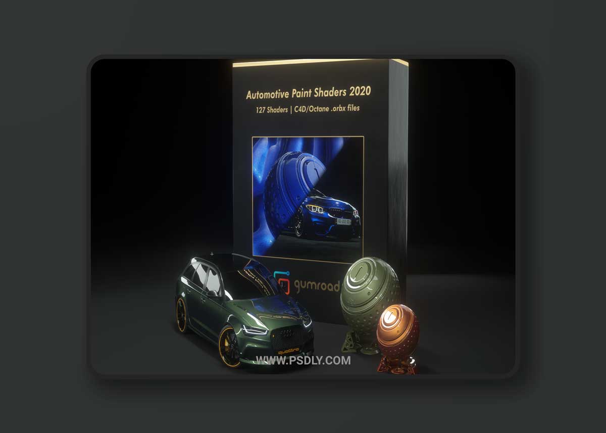 Gumroad – Automotive Paint Shaders 2020 3D Model 1 Gumroad – Automotive Paint Shaders 2020 3D Model