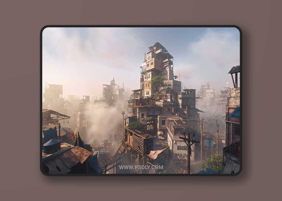 Kitbash3d – Favelas 3D Model 1 Kitbash3d – Favelas 3D Model