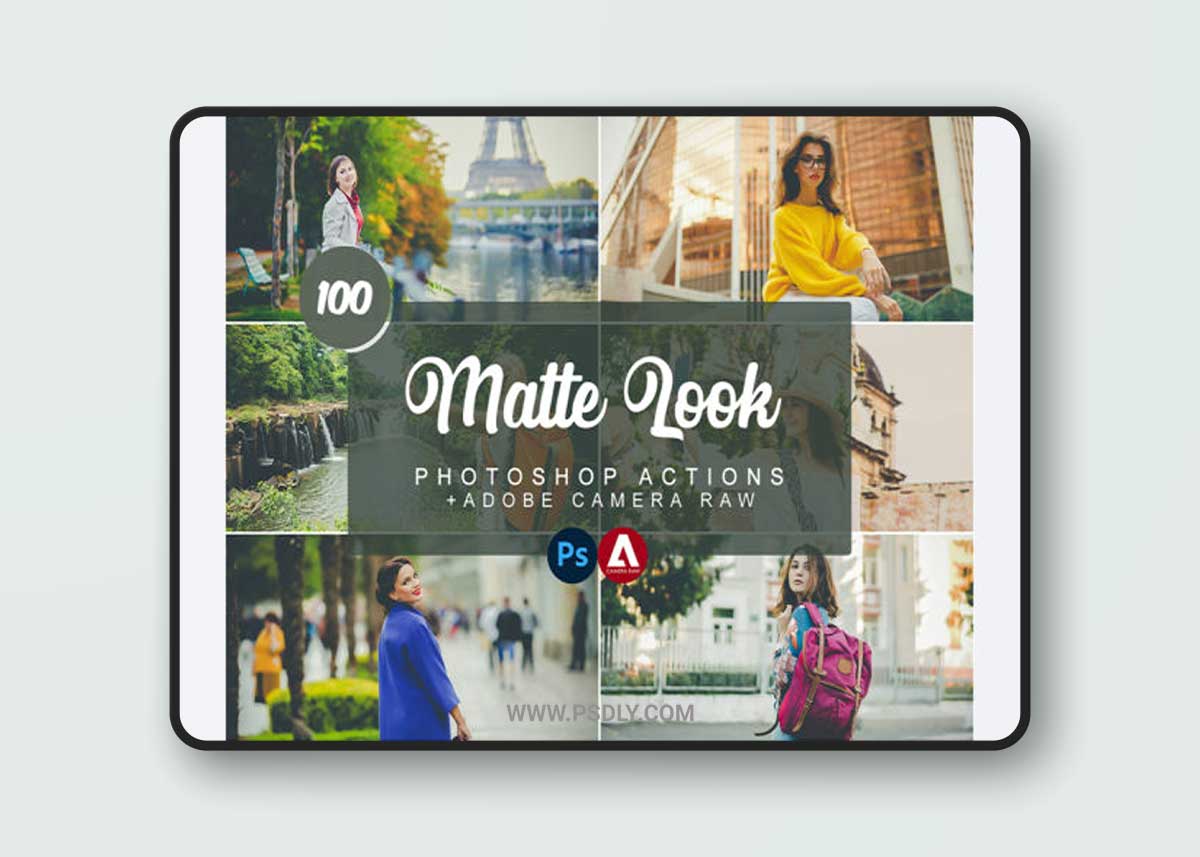 Matte Look Photoshop Actions 1 Matte Look Photoshop Actions