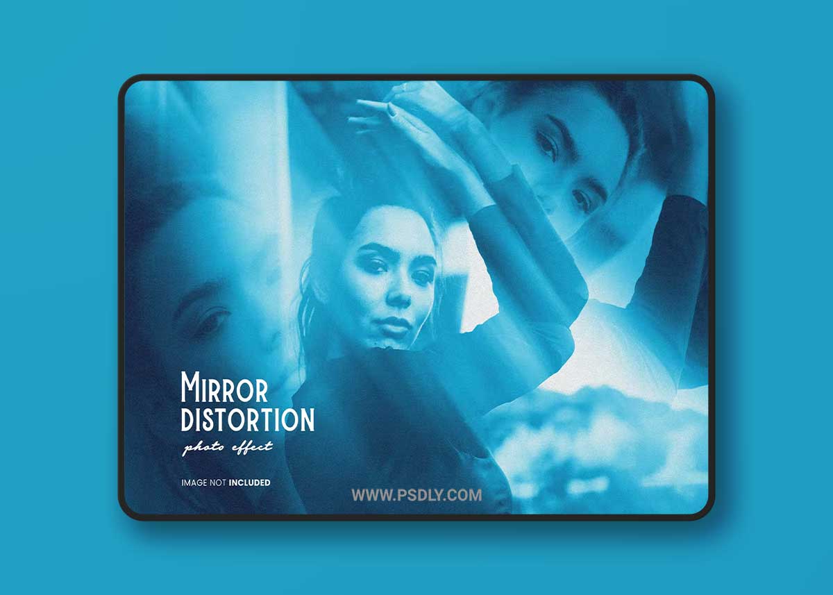 Mirror distortion photo effect 1 Mirror distortion photo effect