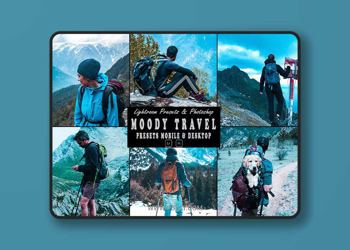 Moody Travel Action Photoshop & Lightrom Presets 58YX29Q 1 Moody Travel Action Photoshop & Lightrom Presets 58YX29Q