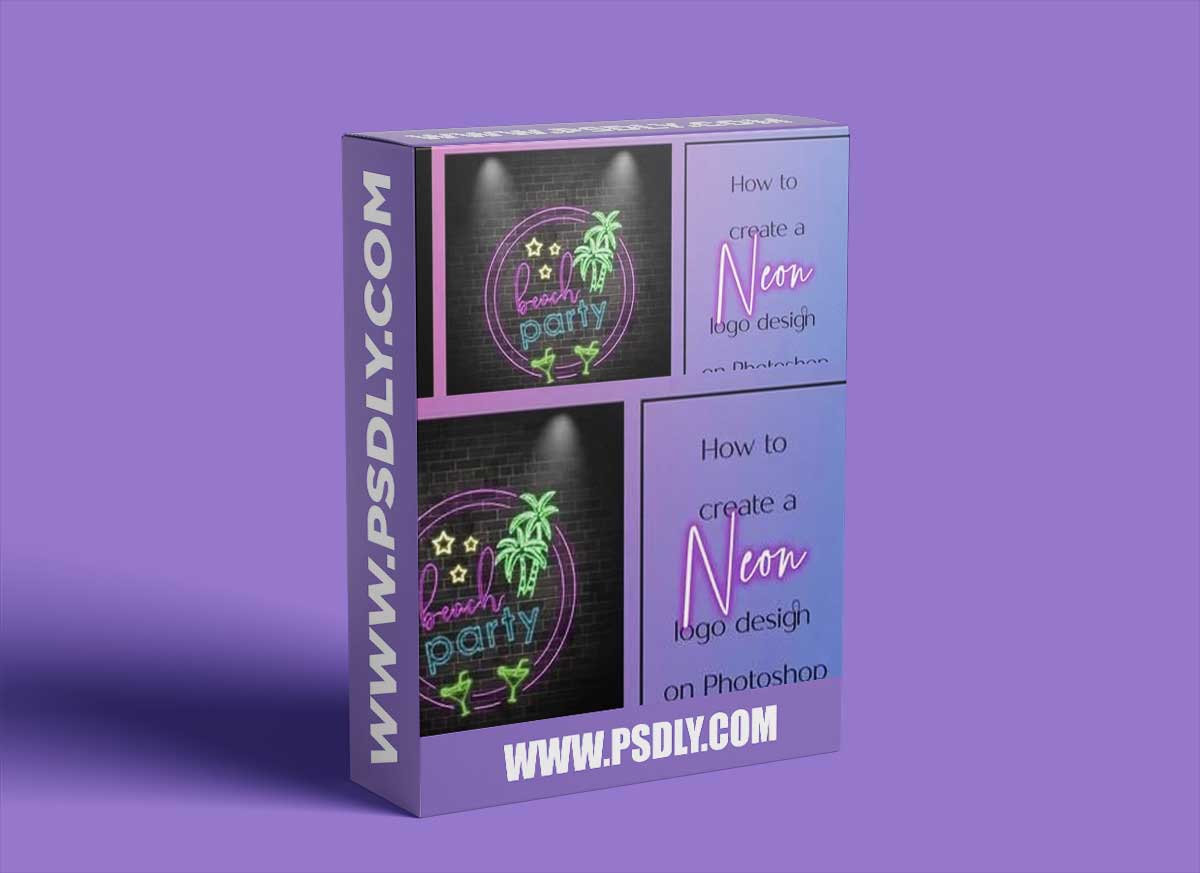 Photoshop basics: How to create a simple neon logo design 1 Photoshop basics: How to create a simple neon logo design