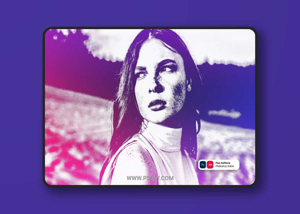 Pop Halftone Photoshop Action 1 Pop Halftone Photoshop Action