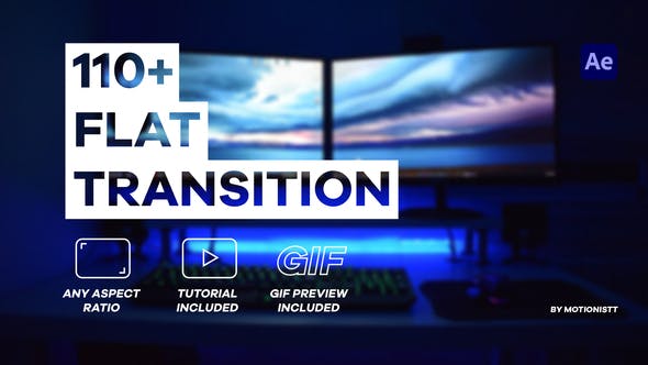 Videohive Flat Transition Pack 36599140 1 Videohive Flat Transition Pack 36599140