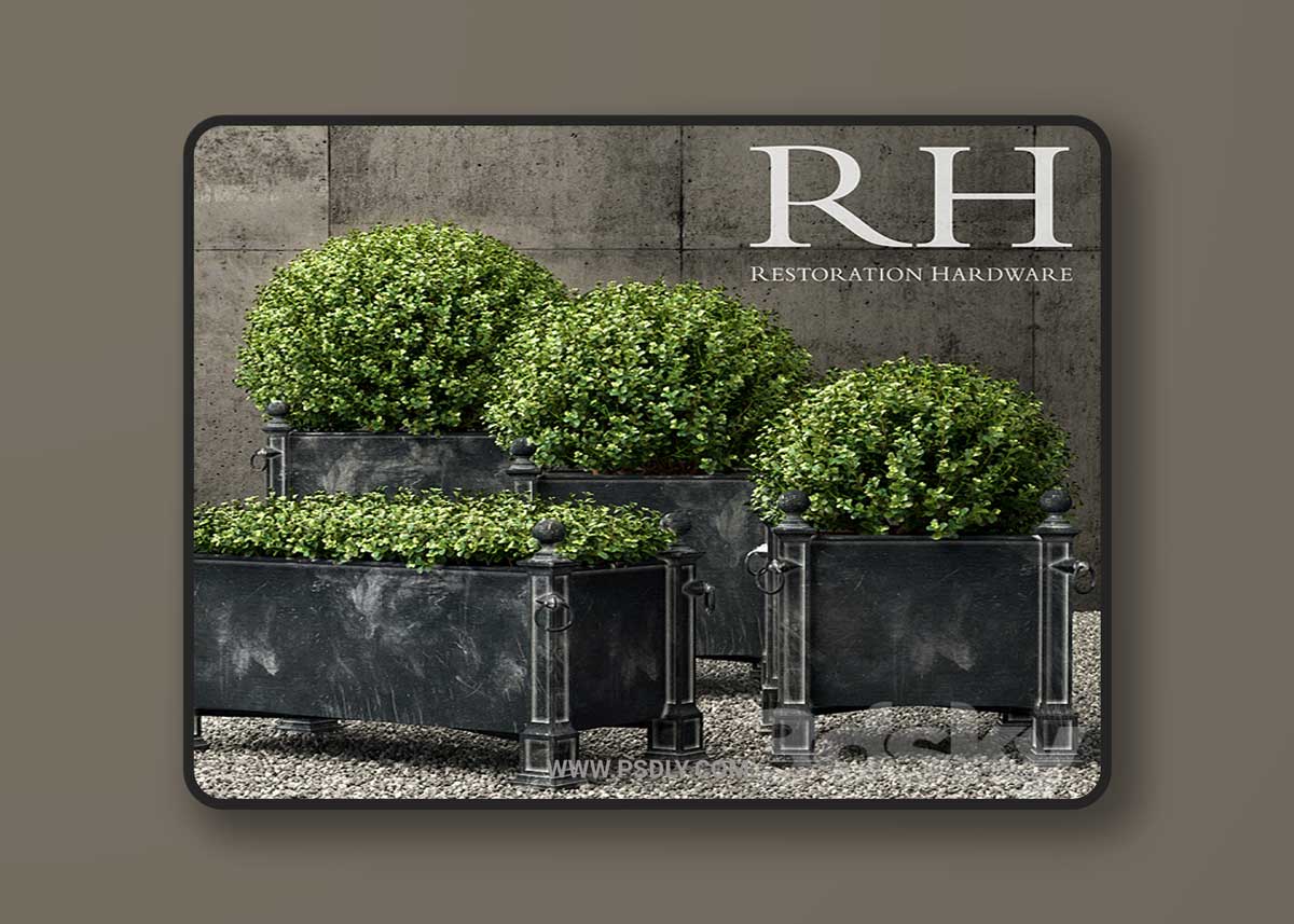Restoration Hardware versailles weathered zinc planters 1 Restoration Hardware versailles weathered zinc planters