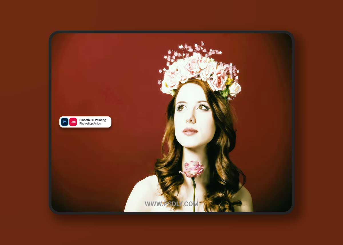 Smooth Oil Painting Photoshop Action 1 Smooth Oil Painting Photoshop Action