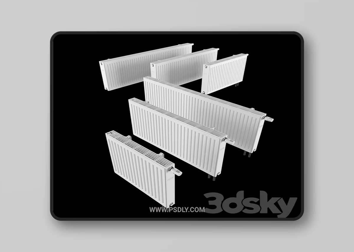 Steel panel radiators Prado Universal 3D Model 1 Steel panel radiators Prado Universal 3D Model
