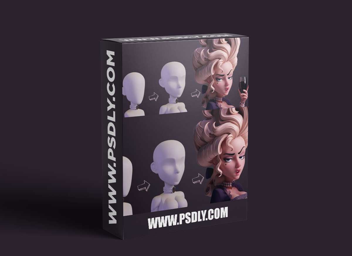 Step by Step Base Meshes - Marie Antoinette 1 Step by Step Base Meshes - Marie Antoinette