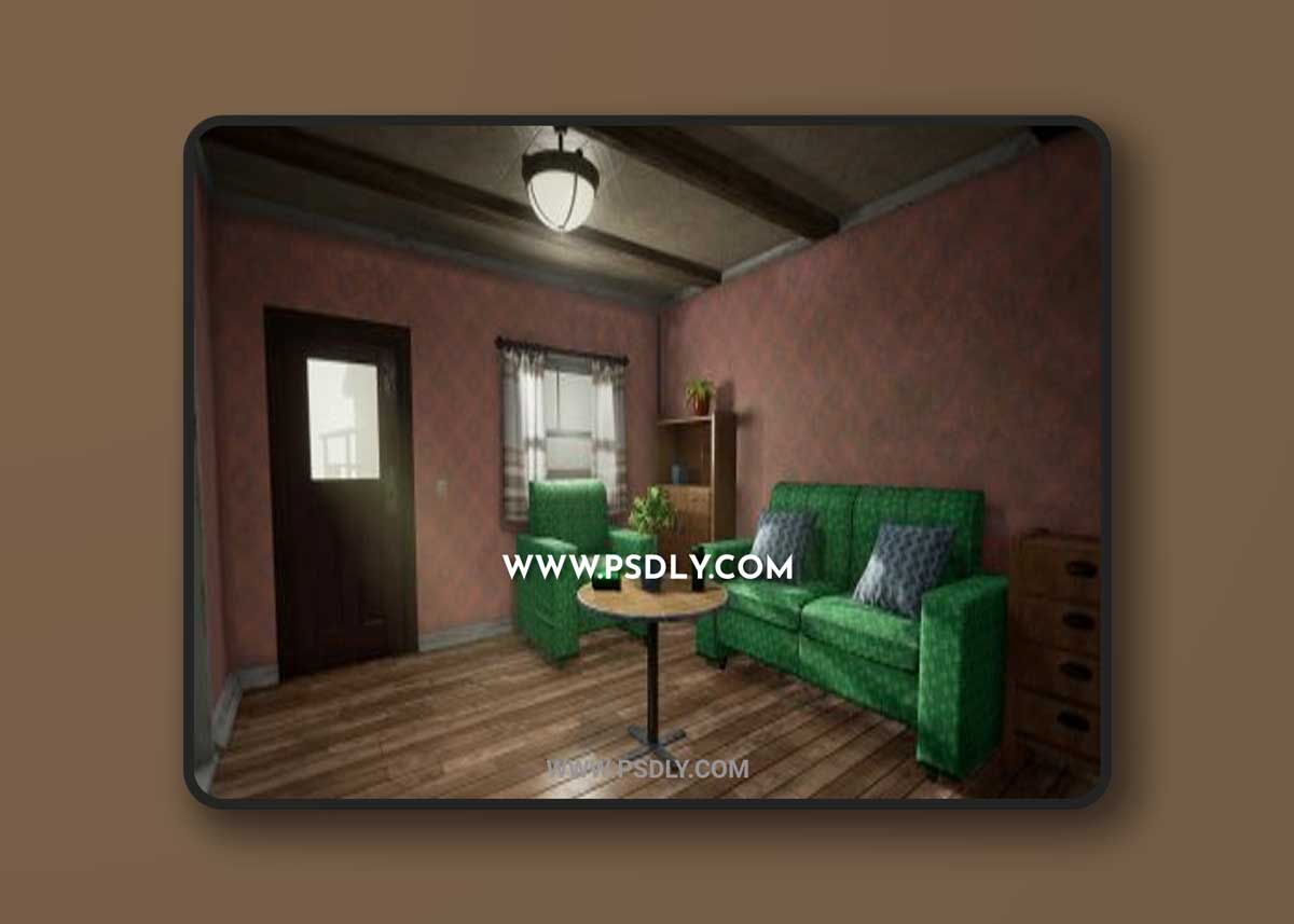 Unreal Engine – USA style Houses with Interior 1 Unreal Engine – USA style Houses with Interior