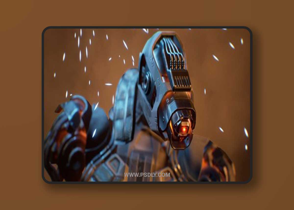 Unreal Engine – Sci Fi Robot 3D Model 1 Unreal Engine – Sci Fi Robot 3D Model