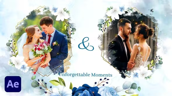 Videohive WaterColor and Floral Wedding Slideshow 36831945 1 Videohive WaterColor and Floral Wedding Slideshow 36831945