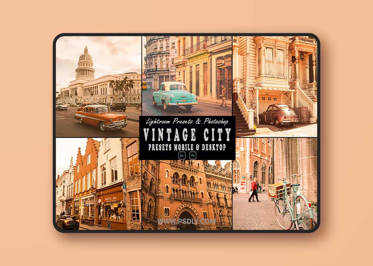Vintage City Action Photoshop & Lightrom Presets MLTFVLC 1 Vintage City Action Photoshop & Lightrom Presets MLTFVLC