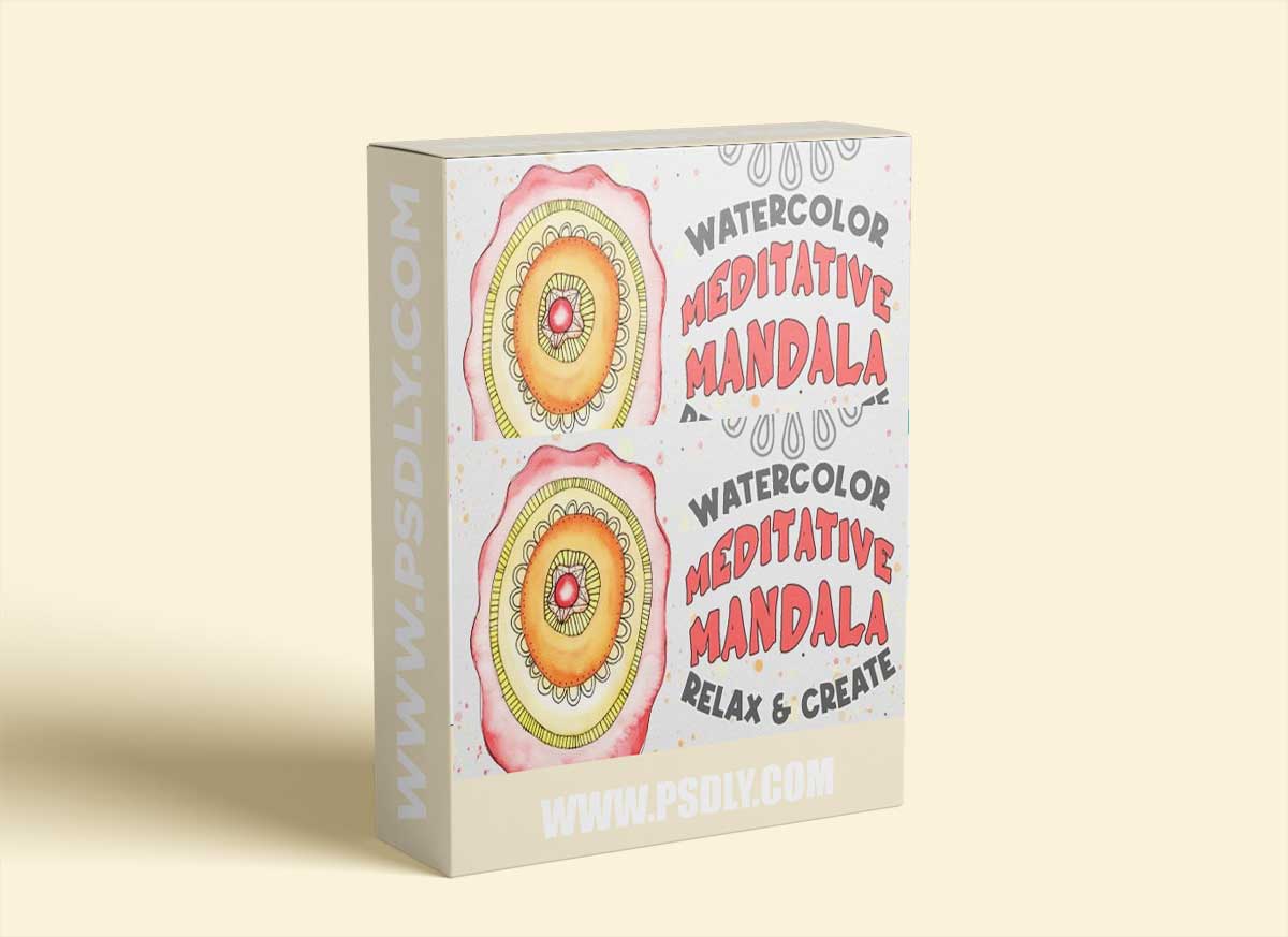 Watercolor Meditative Mandala: Relax & Create 1 Watercolor Meditative Mandala: Relax & Create