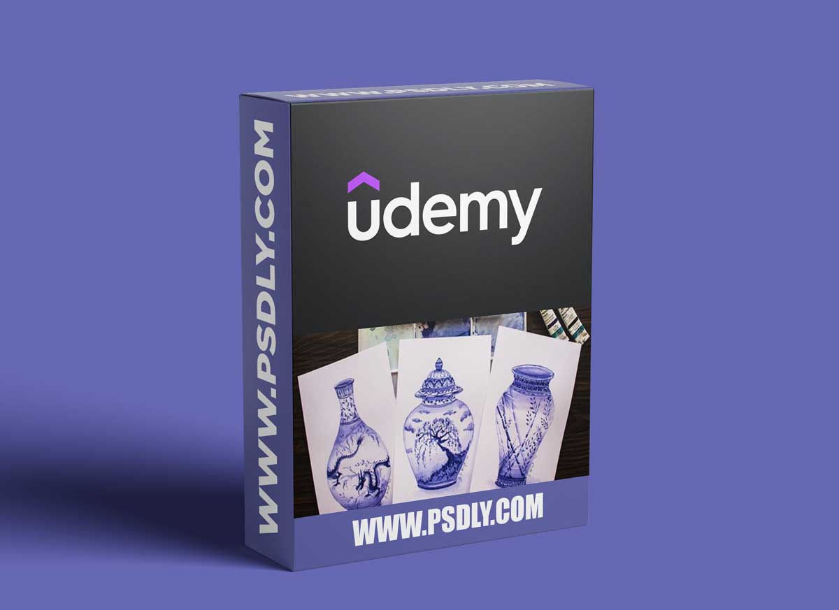 Watercolor Painting For Beginners | Chinese Vase Collection 1 Watercolor Painting For Beginners | Chinese Vase Collection