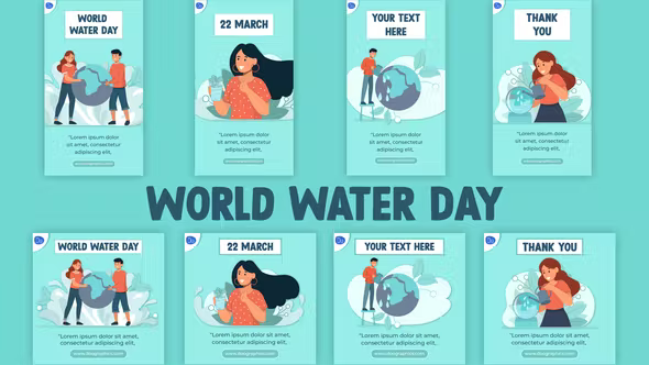 Videohive World Water Day Social Media Post And Instagram Story 36759613 1 Videohive World Water Day Social Media Post And Instagram Story 36759613