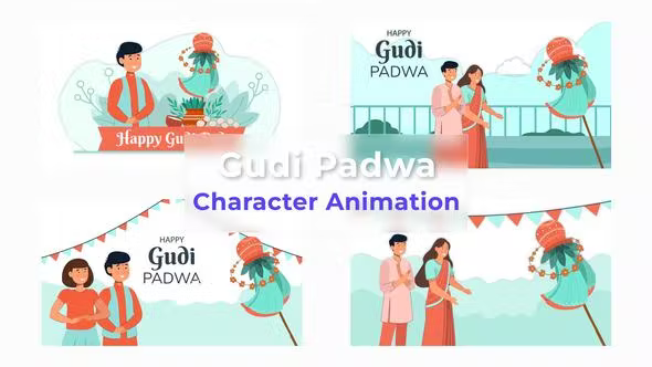 Videohive Gudi Padwa Animated Scene Pack 36770533 1 Videohive Gudi Padwa Animated Scene Pack 36770533