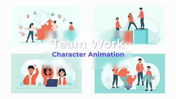 Videohive Graphic illustration of the team's work Animation Scene 36706733 1 Videohive Graphic illustration of the team's work Animation Scene 36706733