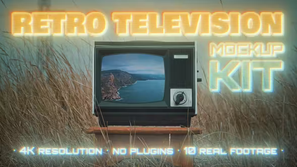 Videohive Retro TV Mockup Kit 36760922 1 Videohive Retro TV Mockup Kit 36760922