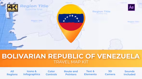 Videohive Venezuela Map - Bolivarian Republic of Venezuela Travel Map 36671443 1 Videohive Venezuela Map - Bolivarian Republic of Venezuela Travel Map 36671443