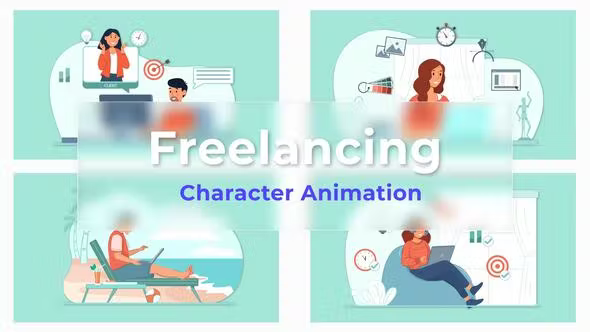 Videohive Freelancing Explainer And Animated Scene Pack 36813625 1 Videohive Freelancing Explainer And Animated Scene Pack 36813625