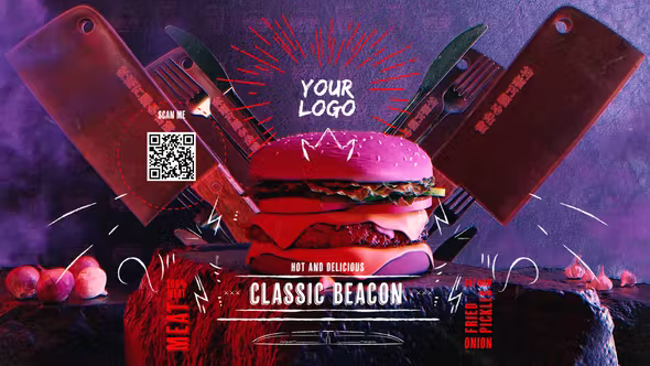 Videohive Fast Food Logo Reveal 36724285 1 Videohive Fast Food Logo Reveal 36724285