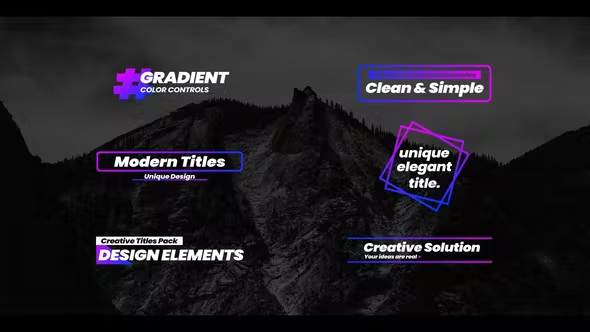 Videohive Gradient Titles For After Effects 36686866 1 Videohive Gradient Titles For After Effects 36686866