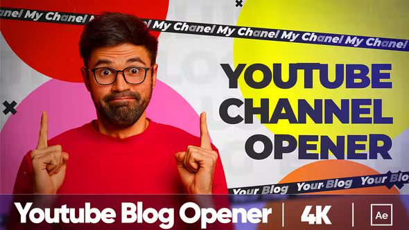 Videohive Colorful Youtube Blog Opener 36721127 1 Videohive Colorful Youtube Blog Opener 36721127