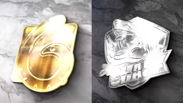 Videohive Gold - Metal Logo Reveal 36512234 1 Videohive Gold - Metal Logo Reveal 36512234