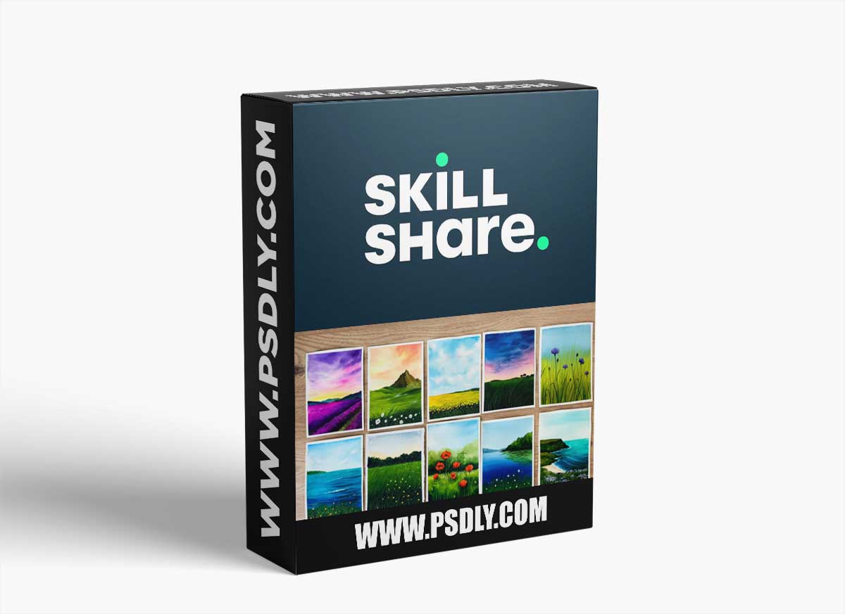 30 Day Watercolor Challenge : Learn to Paint 30 Spring Landscapes with Watercolors 1 30 Day Watercolor Challenge : Learn to Paint 30 Spring Landscapes with Watercolors