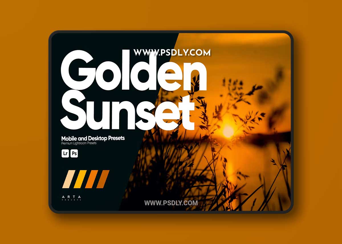ARTA - Golden Sunset Presets for Lightroom 1 ARTA - Golden Sunset Presets for Lightroom