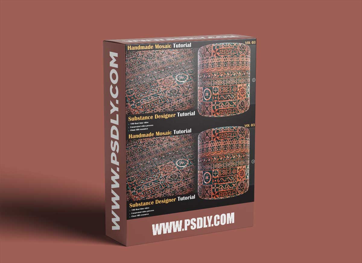 Artstation – Handmade Mosaic Tutorial – VOL 03 1 Artstation – Handmade Mosaic Tutorial – VOL 03