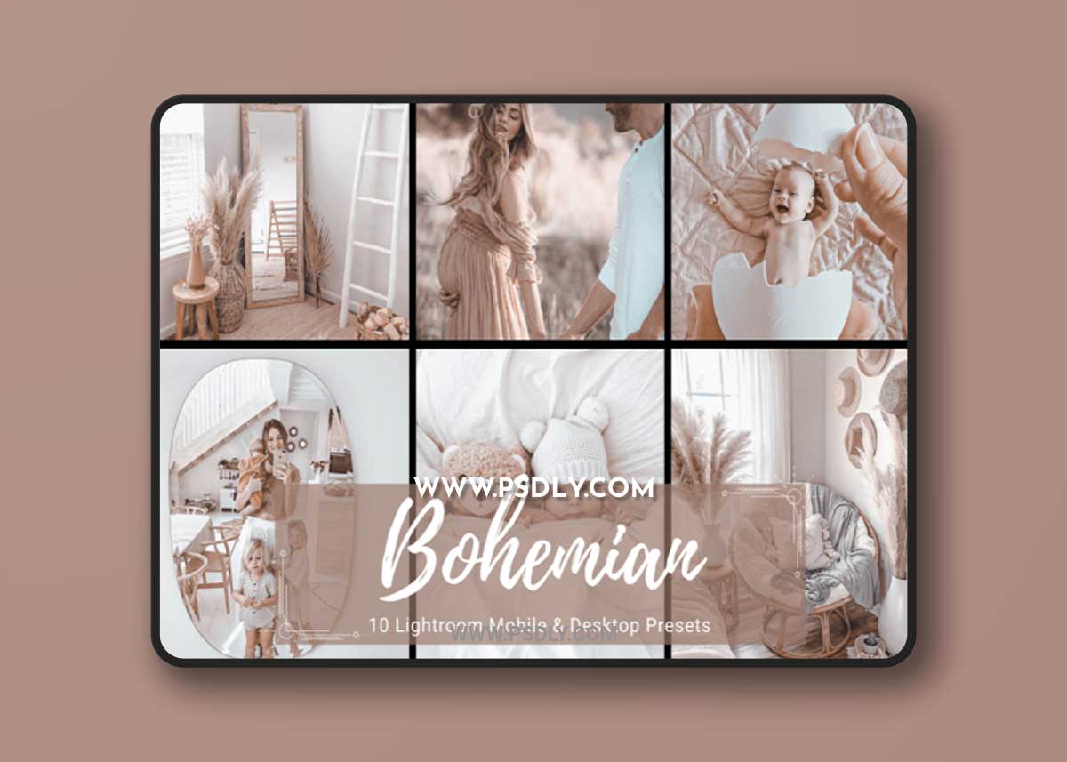 Bohemian Vintage Home Lightroom Presets 1 Bohemian Vintage Home Lightroom Presets