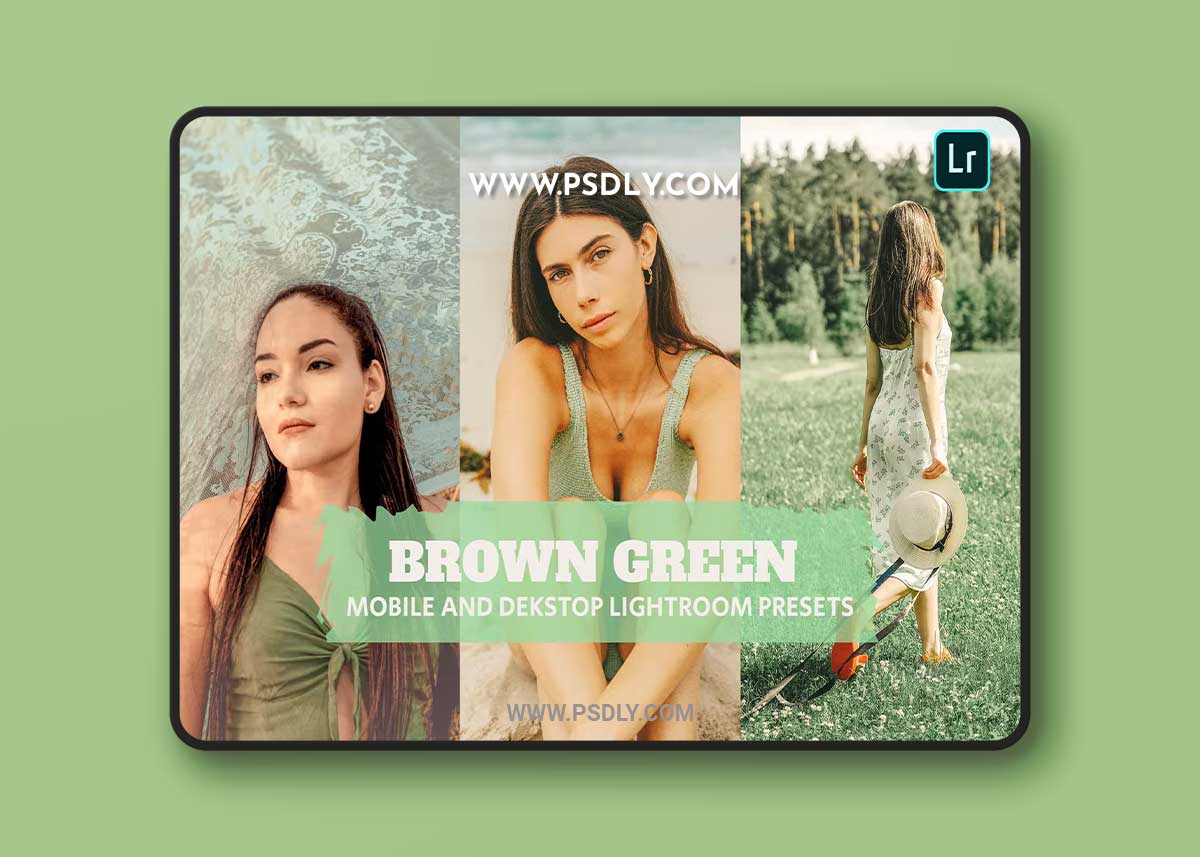 Brown Green Lightroom Presets Dekstop and Mobile 1 Brown Green Lightroom Presets Dekstop and Mobile