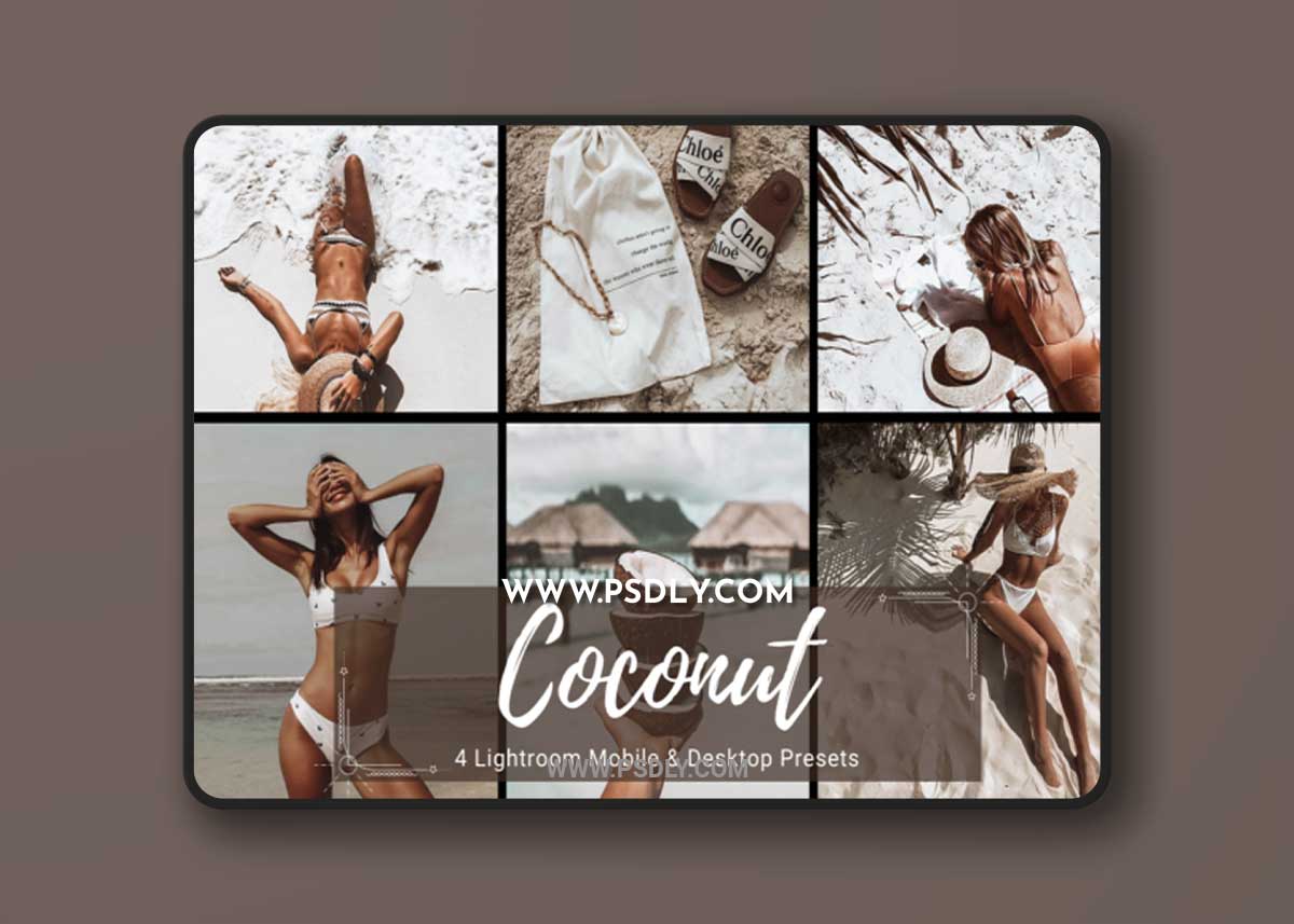 Coconut Beach Tan Skin Lightroom Presets 1 Coconut Beach Tan Skin Lightroom Presets