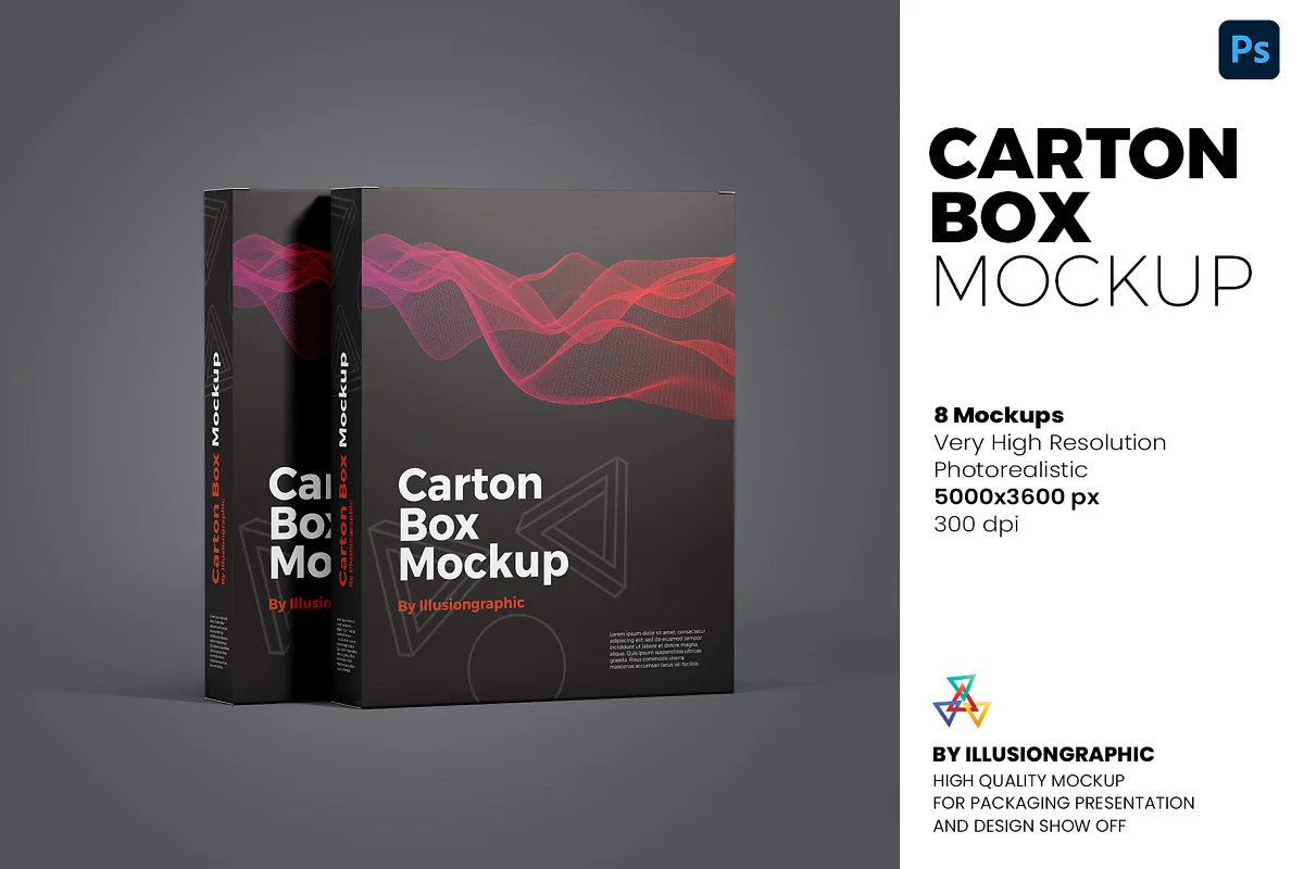 CreativeMarket - Carton Box Mockup - 8 Views 6102134 1 CreativeMarket - Carton Box Mockup - 8 Views 6102134
