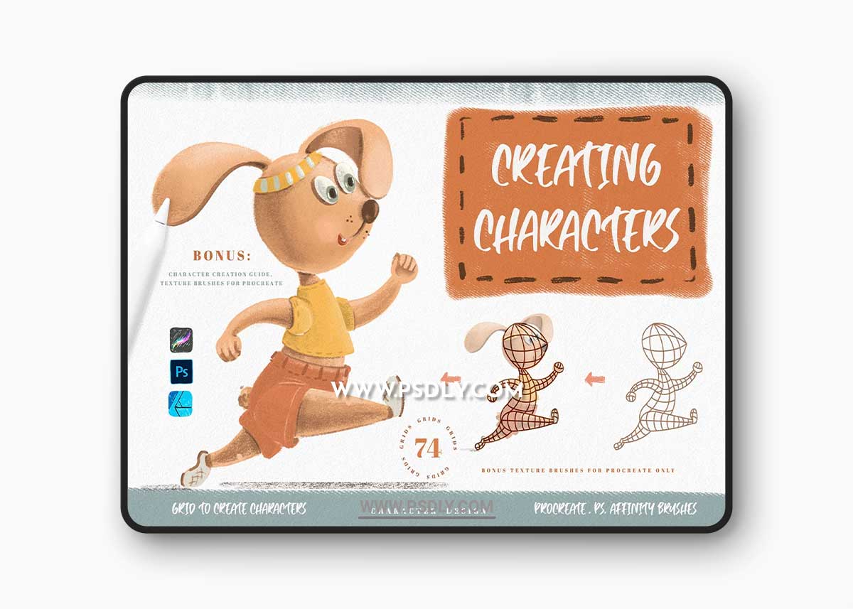 CreativeMarket - Grids for Creating Cute Characters 4872093 1 CreativeMarket - Grids for Creating Cute Characters 4872093