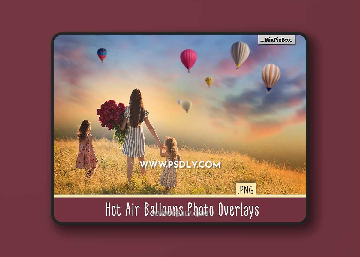 CreativeMarket - Hot Air Balloon overlays 3819838 1 CreativeMarket - Hot Air Balloon overlays 3819838