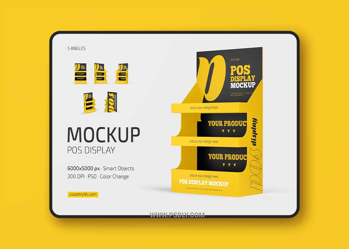 CreativeMarket - POS Display Mockup Set 7083601 1 CreativeMarket - POS Display Mockup Set 7083601