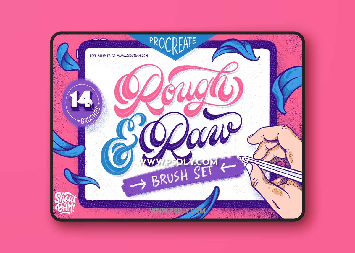 CreativeMarket - Rough & Raw Procreate Brush Set 3761365 1 CreativeMarket - Rough & Raw Procreate Brush Set 3761365