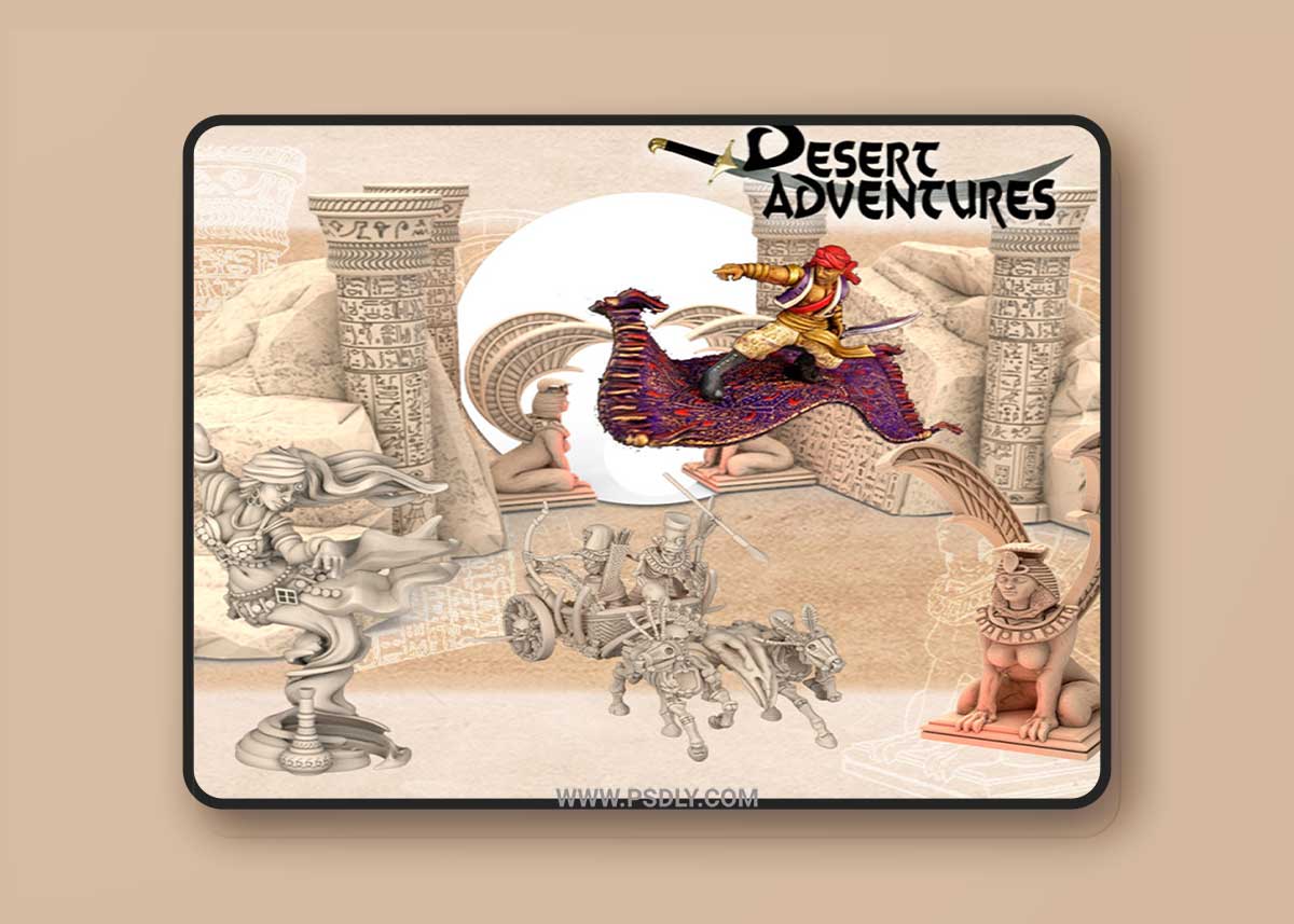 Desert Adventures 3D Printable 1 Desert Adventures 3D Printable